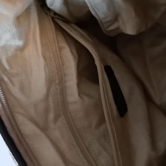 Sigrid Olsen-Vintage Crocheted Shoulder Bag w/Leather Strap & trim-Natural Beige - Picture 10 of 16